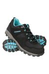 Mountain Warehouse McLeod Womens Walking Shoes - Lightweight, Warm, Durable, Breathable, Mesh Lining, Sturdy Grip, Rubber Outsole - for Spring Summer, Running & Gyming Charcoal Womens Shoe Size 4 UK