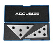 Accusize Industrial Tools Solid Angle Plate Set, 2 pc, 3610-9010