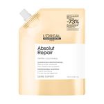 L'Oreal Professionnel Absolut Repair Professional Resurfacing Shampoo for Dry and Damaged Hair, Adds Shine and Repairs Damage with Omega-9 and Proteins, Eco-Friendly Refill, 500ml