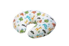 Cuddles Collection Cream Safari Friends Nursing Pillow