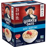Quaker 100% Natural Whole Grain Quick 1- Minute Oats, 2.26 kilogram