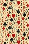 Playing Card Journal: College Ruled Notebook