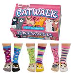 United Oddsocks Catwalk: A Box of 6 Women’s Socks (UK 4-8, EUR 37-42)