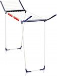 Leifheit Pegasus MAXX Airer Clothes Rack, Clothes Drying Rack with 18 m Drying Space, Drying Rack for Hanging Straight Down, Blue, Strong and Sturdy Clothes Horse