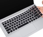 Saco Silicone Skin Keyboard Protector Cover Compatible for HP ProBook 440 445 G5 G6 G7 | HP ProBook 430 G5 | HP ProBook x360 440 G1 14 Inch Laptop - Black