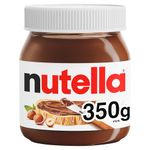 Nutella Hazelnut Chocolate Spread Jar for Pancakes, Unique Recipe for a Smooth Texture and an Unmistakable Taste, Pack of 1 x 350g