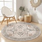 GENIMO Round Area Rugs 5FT for Livi