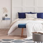 Ambassador Goose Feather Duvet - Small White Goose Feathers, 240TC Shell 100% Cotton, Made in Canada, Baffle Box, Corner Tabs, Breathable & Durable, Cozy, Warm, Hotel Comfort in All Season Twin Size