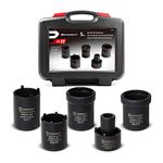 Alltrade 648636 Kit 11 Spindle Nut Socket Tool Set