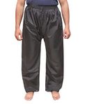 Goodluck Rainy Pant for Men (XXXX-Large, Black)