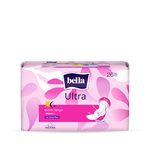 Bella Ultra Drai Pads For Women|Sanitary Napkins|Drai Topsheet|28,5 Cm Long|With Wings|Breathable|For Rash Free Period|For Heavy Flow|Disposable Wrap|Size Xl|Pack Of 1|26 Pcs