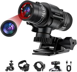 NinjaCam Caméra de Sport, 1080P HD Caméra Moto Casque, 120° Grand Angle Camera Vidéo, Caméscope pour Vélo, Bodycam Corps, Enregistreur Vidéo pour Outdoor, Équitation