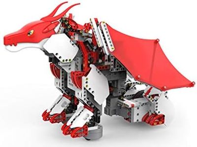 UBTECH JIMU Robot Mythical Series: Firebot Kit/App-Enabled Building & Coding STEM Robot Kit (606 Pcs) from Robotics