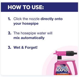 Wet & Forget Rapid Outdoor Cleaner 2L – Mould, Algae & Black Spot Remover, Bleach Free