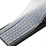 Universal Anti-Dust Keyboard Cover Protector Skin for PC Computer 104/107 Keys Standard Desktop Keyboard, Reusable Waterproof Keyboard Cover