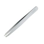 Rubis Universal Ion-Coated Stainless Steel Tweezers with Straight Tips for Precise Eyebrows and Hair Removal, 4K302, Made in Switzerland