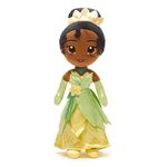 Disney Store Official Tiana Soft Toy Doll for Kids, The Princess and the Frog, 37cm/14”, Plush Cuddly Classic Character in Iconic Dress with Embroidered Details and Soft Feel Finish