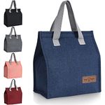 FERNYE Lunch Bags for Women/Men,Waterproof Reusable Portable Lunch Tote,Designed for Adults,Students,Thermal Cooler Bag Ideal for Work/School/Travel/Picnic