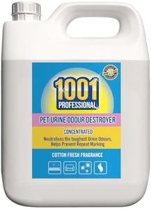 1001 Professional Enzyme Cleaner 5L – Pet Urine Destroyer & Odour Eliminator – Dog & Cat Urine Cleaner – Enzyme Cleaner for Pet Urine – Helps Prevent Repeat Marking – Concentrated Formula