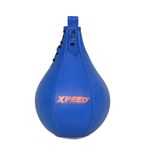 Xpeed Speed Ball, Economy Boxing Speed Bag, Hanging Punching Ball with Hand Sewn Construction, 6 Panels Hand Stitched, Height 30cm