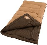 Coleman Dunnock Cold Weather Sleeping Bag, 20°F Adult Camping Sleeping Bag, Comfortable & Warm for Camping & Outdoor Use, Fits Adults Up to 6ft 4in Tall