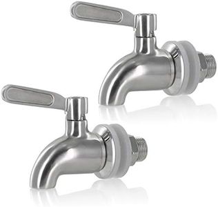 Estilo Stainless Steel Beverage Replacement, 2 Pack Drink Spout | Tower Jug, Carafe, Dispenser Spigot | Hot&Cold Milk, Water, Pumpkin Juice, Lemonade, Sangria, Mimosa