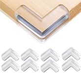 Safety Corner Protectors Guards, 8 pcs Baby Proofing Safety Corner Clear Furniture Table Corner Protection, Kids Soft Table Corner Protectors for Child for Furniture Against Sharp Corners