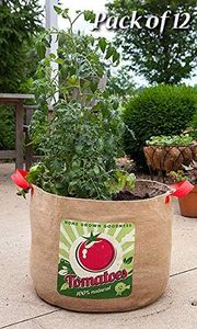 Panacea Bulk Buy of 12 84386 Tomatoes Grow Bag, 19" Dia.