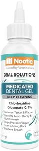 Nootie Medicated Dental Gel for Dogs, Freshens Breath and Cleans Teeth for Dogs - Prevents Plaque and Tartar Dog Oral Care, 4oz