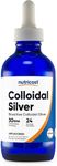 Nutricost Colloidal Silver 4oz 30PPM - Cobalt Blue Glass Bottles, Bio-Active Colloidal Silver