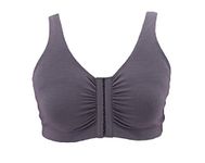 RENOVA MEDICAL WEAR Post Surgery Front Closure Bra (Grey, 40)