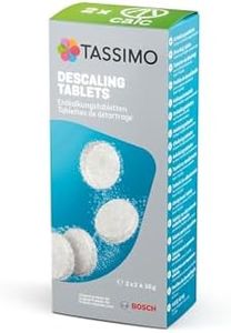 Tassimo by Bosch TCZ6004 Descaling Tablets - 4 Tablets, White