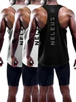 NELEUS Men's 3 Pack Dry Fit Athleti