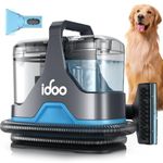 iDOO Carpet Cleaner Machine, Upholstery Cleaner 600W Deep Cleaning, 17Kpa Powerful Suction Spot Carpet Shampooer for Pet, Home, Couch, Car Seat, Mattress, Rug & Sofa, Little Portable Carpet Cleaner