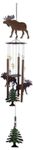 Sunset Vista Designs Wilderness Wonders Moose Wind Chime, 28-Inch Long