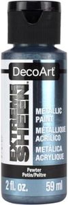 DecoArt Americana Extreme Sheen Jar of Paint, Acrylic, Pewter, 59 ml (Pack of 1)