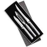 Rada Cutlery Kitchen Utensil Set – Stainless Steel Peel, Pare and Slice Gift Set with Aluminum Handles