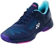 Yonex Power Cushion Sonicage 2 Navy Blue/Purple Women's Tennis Shoes 7.5