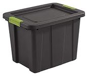 Sterilite 15278N04 Latching Tote, 30 Gallon, Dark Indigo Lid and Base with Titanium