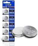 LiCB CR2032 Battery 3V Lithium 5PCS