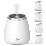 PureSpa Deluxe Ultrasonic Aromatherapy Oil Diffuser — High Capacity Aroma Diffuser Lasts for Up to 10 Hours with Automatic Shut-Off for Home & Office Safety