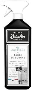 MAISON BRIOCHIN - Nettoyant Paroi de Douche - Nettoie, Détartre, Elimine les résidus de Savon - Effet Filmogène - Fabriqué En France - 750mL