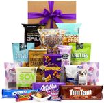 Tasty Indulgence Gift Hamper - Chips, Popcorn, Chocolate & Snacks - Sweet & Savoury Gift Hamper Box for Birthdays, Christmas, Easter, Weddings, Receptions, Anniversaries, Office & College Parties