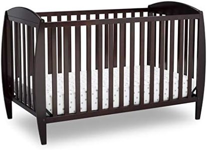Delta Children Archer 4-in-1 Convertible Baby Crib, Dark Chocolate