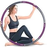 FEECCO Weighted Fitness Hoop, 8 Det