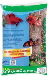 CaribSea Super Natural Peace River Gravel - 10 lbs - Natural Freshwater Substrate for Aquascaping, Stable Foundation for Plants & Fish Tanks