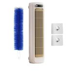 Portable Air Conditioner 3 Speeds Small USB Rechargeable Mini Wall Mounted Air Conditioning Unit, Enjoy A Quick, Natural, And Healthy Cool Down, Air Cooling Fan Airconditioning for Bedroom (White)