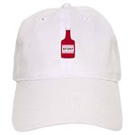 CafePress Ketchup Bottle Unique Adjustable Baseball Hat White