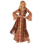 Morph Hippie Costume Women 70s Fancy Dress Women 70s Outfits For Women 60s Fancy Dress For Womens 70s Costume Halloween Medium