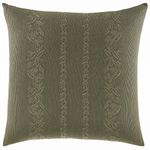 Tommy Bahama Euro Sham, Cotton, Dark Green, 26 x 26